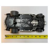 RARE Road Signature 1:18 Scale 1957 Chevrolet Corvette Gasser Black Diecast Model Car W/ Flames