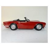 Rare Ertl / Britains Collectibles 1:18 Scale Diecast Model Red Triumph TR6 Roadster