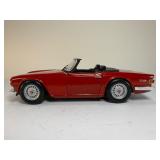 Rare Ertl / Britains Collectibles 1:18 Scale Diecast Model Red Triumph TR6 Roadster