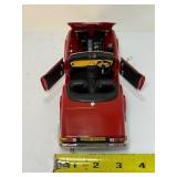 Rare Ertl / Britains Collectibles 1:18 Scale Diecast Model Red Triumph TR6 Roadster
