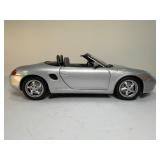 RARE UT Models 1/18 Scale Diecast: Porsche Boxster (986) in Arctic Silver Metallic - HTF!