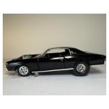 Rare 1/18 Scale Custom 1970 Chevy Monte Carlo SS 454 Pro Street Diecast Model w/ Blower - Ertl/Auto World