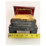 Vintage 1983 Tonka Construction Chevy Dump Truck #51070 Pressed Steel Yellow Red USA