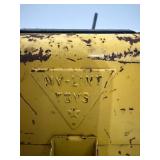 Vintage 1960s Nylint #4200 Pressed Steel Bulldozer Toy - Yellow Construction Dozer