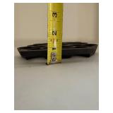 ?) Vintage Cast Iron Heart Muffin Cornbread Baking Pan Mold