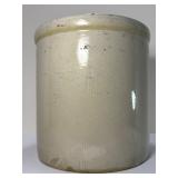 Antique Red Wing 3-Gallon Union Stoneware Crock w/ Bold Red Wing & Blue Oval Stamp