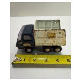 VINTAGE LOT of 4 | 1960s-1970s Blue Pressed Steel Tonka Toy Trucks - Mini & Full Size