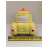 Vintage Yellow Taxi Cab Earthenware Cookie Jar - Lights & Sound (AMC NY)