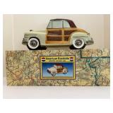 RARE Muscle Machines 1:18 Scale 1950 Ford Woody Wagon Green Die-Cast Car Custom Hot Rod