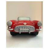 Vintage ENESCO 1956 Chevrolet Corvette C1 Red/White Cookie Jar NIB - Automotive Memorabilia