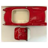 Vintage ENESCO 1956 Chevrolet Corvette C1 Red/White Cookie Jar NIB - Automotive Memorabilia