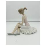 Vintage NAO by Lladró "Dancer Rested" (or "Sitting Ballet Dancer") Porcelain Figurine #02001175