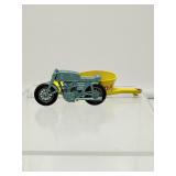 Vintage Matchbox Lesney Series No. 38 Honda Motorcycle & Trailer (1967) Diecast Toy England
