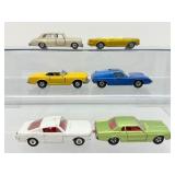 Vintage 1960s/70s Matchbox Lesney Diecast Cars Lot (6) - Made in England - Mustang, Cougar, Europa