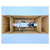 VINTAGE XONEX Harley-Davidson 1950s Police Motorcycle Tin Toy IN ORIGINAL BOX