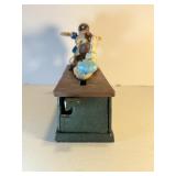 Vintage Cast-Iron Mechanical Bank – "Baseball" Hometown Battery Style – Action Works