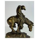 Vintage J.E. Fraser "End of the Trail" Native American Figurine Statue