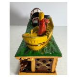 Vintage/Antique Cast Iron "Jonah and the Whale" Mechanical Bank, Shepard Hardware Co. Design