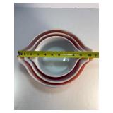 VINTAGE Pyrex "Autumn Harvest" Wheat Nesting Mixing Bowls Set of 3 (401, 402, 403)