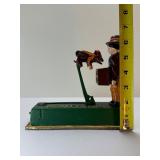 Vintage Cast Iron Mechanical "Monkey Bank" Coin Bank