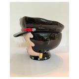 RARE "Biker Betty" Betty Boop Ceramic Cookie Jar (Clay Art or NJ Croce) Collectible Figurine