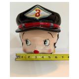 RARE "Biker Betty" Betty Boop Ceramic Cookie Jar (Clay Art or NJ Croce) Collectible Figurine