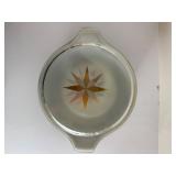 VINTAGE 1961 PYREX ZODIAC CASSEROLE DISH & LID - RARE PROMOTIONAL ITEM!
