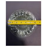 Rare 11-Piece Vintage Anchor Hocking "Block Optic" Green Uranium Depression Glass Set - Glows Under Blacklight!