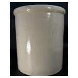 Antique Red Wing 6 Gallon Stoneware Crock with Cobalt Birch Leaf Design, Union Stoneware Co.