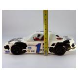 Vintage 2000 Enesco Mary Moo Moos Got Milk? Race Car Cookie Jar #1 NASCAR Ceramic Cow Print