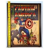 Iconic Marvel Comics Captain America #100 "Premiere Issue" Canvas Wall Art (14"x18")