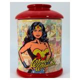 RARE DC COMICS Wonder Woman Spoontiques Ceramic Cookie Jar 9.25" NIB | Collectors Item