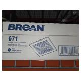 2 Spools of wire, 671 70 cfm vent fan