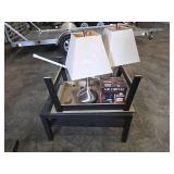 Table lamps, Coffee Maker, 2 tables
