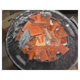 Trashcan of stake caps