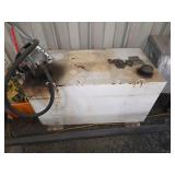 Large Fuel Tank with hand pump