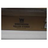 WEN 4289-2 Adjustable Roller Stands with Edge Guide, Two Pack, 500-Pound Capacity