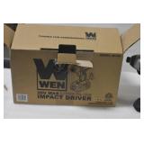 WEN 49135 20V Max Cordless 1/4-Inch Impact Driver w/Charger and Carrying Bag