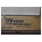 WEN 721830 1320-Pound Capacity 18-by-30-Inch Hardwood Mover’s Dolly, 2-Pack