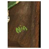 FR - Handcrafted Bee-Themed Wood Birdhouse and Wall Art Set