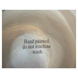 K - Kosta Boda Face Vase - Hand-Painted - Signed