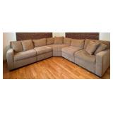 LR - Radley Sofa Sectional - L-Shape, Heavenly Cafe Fabric
