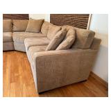 LR - Radley Sofa Sectional - L-Shape, Heavenly Cafe Fabric