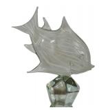 K - Licio Zanetti Murano Glass Fish Sculpture