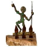 Vintage Bijan Jester Balloon Sculpture