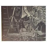 LR - Picasso at Pace/Columbus Poster - Vintage 1972 Exhibition Print