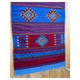 LR - Kilim Runner Rug - Southwestern Geometric Diamond Motifs