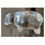 K - Baccarat Crystal Elephant Figurine