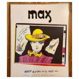 LL - Peter Max Signed Limited Edition Art Expo NY 1981 Print 1/200