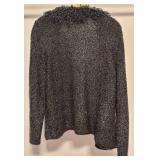 LL - Sarah Bentley Petite PL Black and White Cardigan Sweater